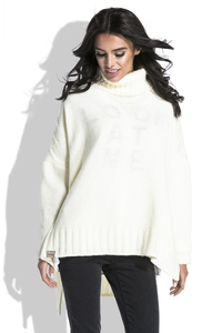 Sweter z szerokim golfem fb455