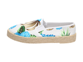 SLIP ON Espadryle damskie WISHOT 127FL BLUE