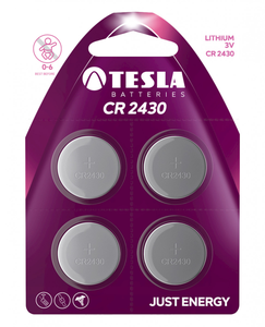 TESLA BATERIE CR2430 Blister 4sztuki