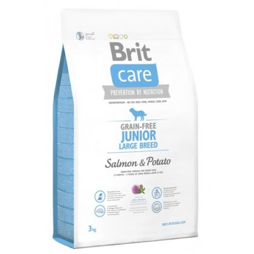 Brit Care Grain Free Junior Large Salmon & Potato 3kg