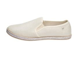 SLIP ON Beżowe tenisówki damskie Balada B740-14