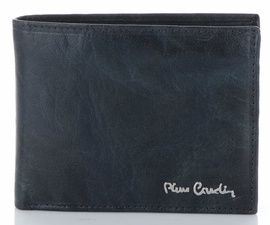 Klasyczny Skórzany Portfel Męski firmy Pierre Cardin Granatowy (kolory)