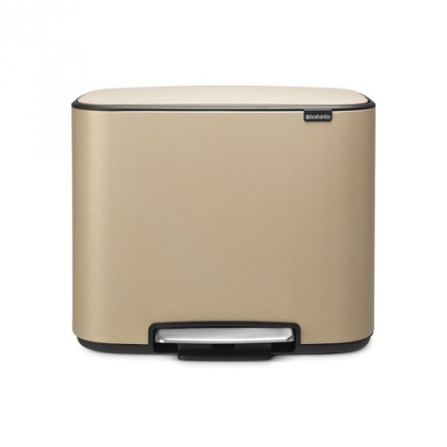 Kosz pedałowy BO 11+23L Mineral Golden Beach