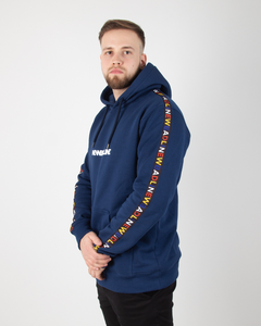 BLUZA Z KAPTUREM TAPE NAVY