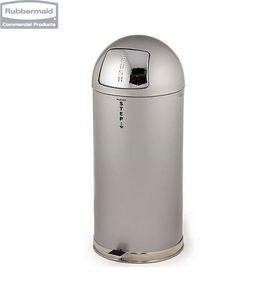 Kosz na śmieci EasyPush Pedal 56L silver