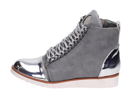 Szare sneakersy, buty damskie VICES 1044A-5
