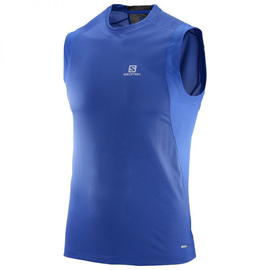 Salomon Trial Runner Sleeveless Tee - męski bezrękawnik do biegania 392598
