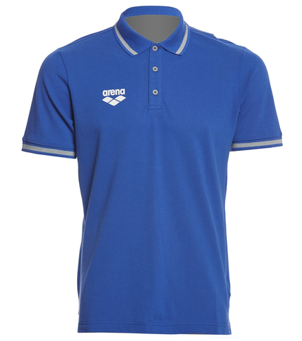 ARENA KOSZULKA  POLO TL S/S NIEBIESKA