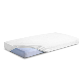 Prześcieradło Frotte Premium z gumką białe 120x200