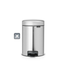 Kosz Pedałowy NEWICON 3L Matt Steel FPP