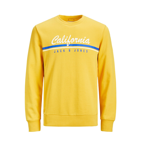 Jack & Jones "Jorretro Cali Sweat"  Yolk Yellow