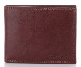 Klasyczny Skórzany Portfel Męski firmy Pierre Cardin Rudy (kolory)