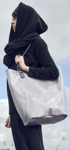 [Zestaw] Torba MANA MANA Shopper Neon Grey  + Kardigan AWAMA A199