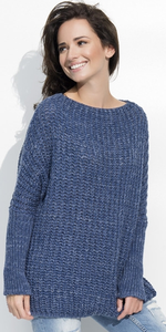 Sweter NU_S17 - Jeansowy
