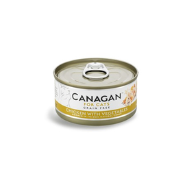 CANAGAN CHICKEN WITH VEGETABLES – FOR CATS (KURCZAK Z WARZYWAMI)  75g