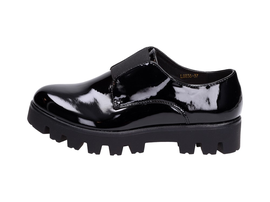 Czarne buty damskie lakierowane J.STAR 8836