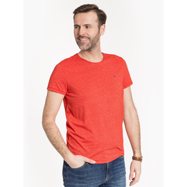 Tommy Jeans "Essential Jaspe Tee" Red