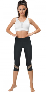 Legginsy SLIMMING CAPRI WITH MESH PANELS CLIMAline