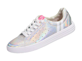 Srebrne tenisówki buty damskie Kylie Crazy 401