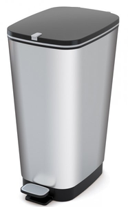 Kosz na śmieci CHIC-BIN 50L srebrny