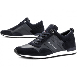 Buty Tommy hilfiger Iconic leather suede > fm0fm00924 403