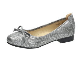 Ciemno szare baleriny, buty damskie J.STAR 021