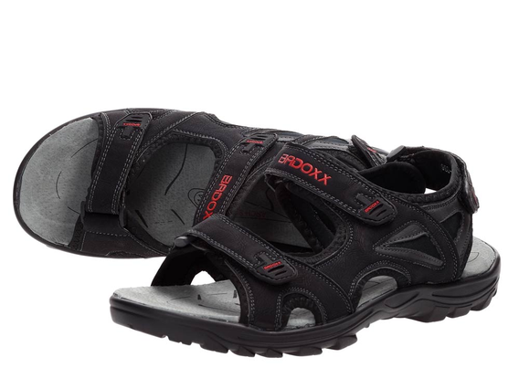 -50% Sandały męskie nadwymiar BADOXX 9036 BK