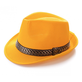 [Zestaw] Kapelusz Fedora 1131 + Kostium kąpielowy ETNA N3-23/WB (342) + Okulary przeciwsłoneczne LENONKI 0354