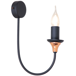 KINKIET 1-PŁ AZA BLACK 822C1 Aldex