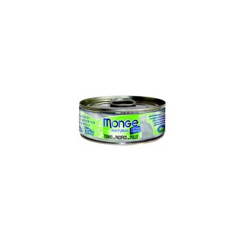 MONGE NATURAL TUŃCZYK Z KURCZAKIEM 80G