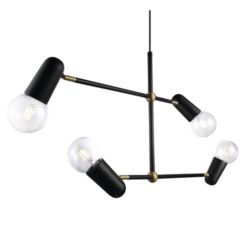 MANHATTAN lampa wisząca E27 czarna 46253003 DFTP