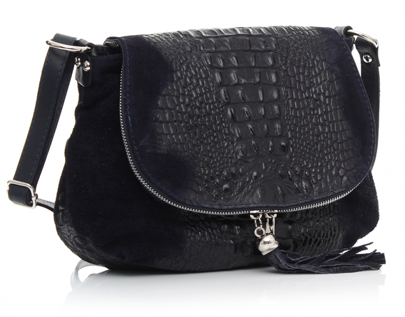 Listonoszka Skórzana Genuine Leather Aligator Granat (kolory)