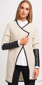 Sweter MAKADAMIA S27 - Beżowy