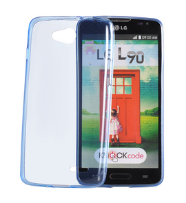 Etui do LG L70 D320 - Ultra Slim 0.3mm - szafirowy - elastyczny silikon - dostępne od ręki