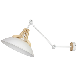 Kinkiet 1-PŁ FUMUS WHITE 874C Aldex