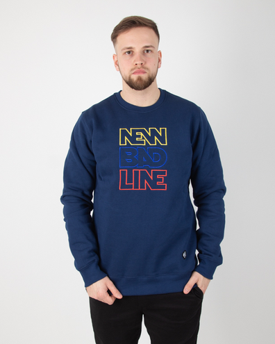 BLUZA BEZ KAPTURA OUTLINE NAVY
