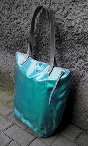 [Zestaw] Torba MANA MANA Shopper Neon Hologram + Sukienka LOU-LOU L006