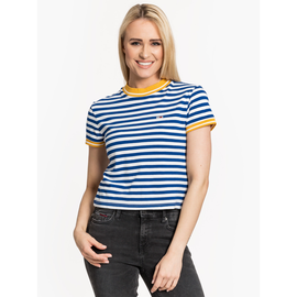 Tommy Jeans "Stripe Baby Tee" Blue
