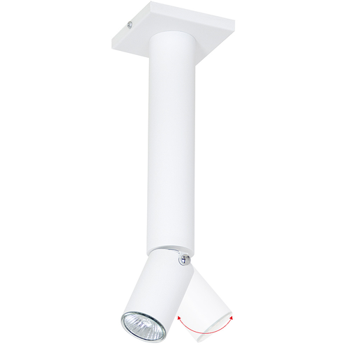 PLAFON DŁUGI 1-PŁ SLIM II RUCHOMY WHITE 727G Aldex