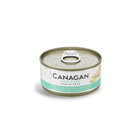 CANAGAN CHICKEN WITH SARDINE – FOR CATS (KURCZAK Z SARDYNKĄ)  75g