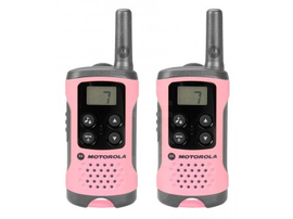 KRÓTKOFALÓWKA MOTOROLA TLKR T41 - różowe - Walkie-Talkie - Radiotelefon - zasięg 4km - dostępne od ręki