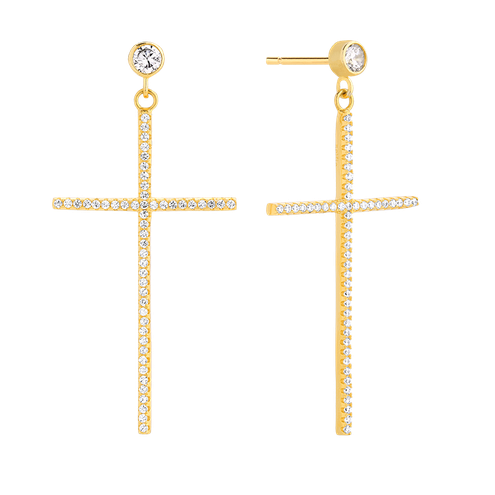 Kolczyki Simple Shine Gold