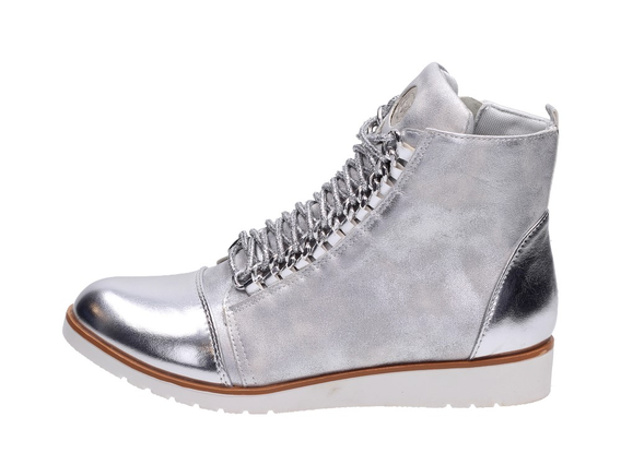 Srebne sneakersy buty damskie VICES 1044-5