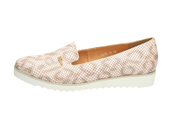 Beżowe lordsy buty damskie M.DASZYŃSKI SA36-10