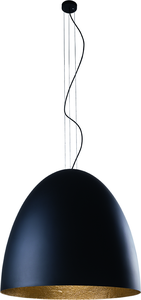 EGG L black & gold 9024 55cm lampa wisząca