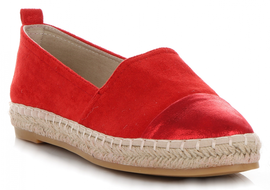 Espadryle Damskie na co dzień renomowanej marki Lady Glory Czerwone (kolory)