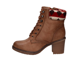 Botki damskie na słupku GOOD-IN 8403 KHAKI