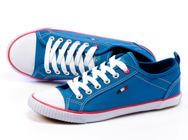 -45%Markowe trampki niebieskie AMERICAN LH04