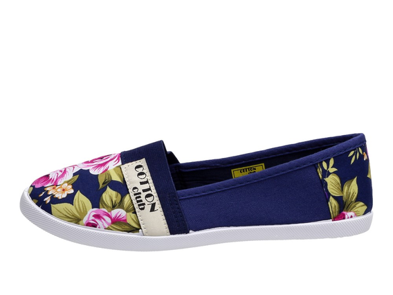 TOMSY Tenisówki damskie SLIP ON 234 NAVY