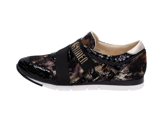 SLIP ON Czarne POLSKIE buty damskie SIMEN 246